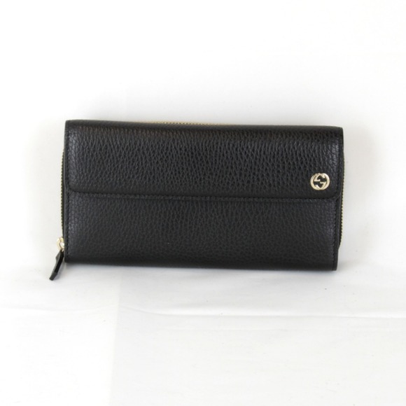 GUCCI Black Leather Wallet - Picture 1 of 10